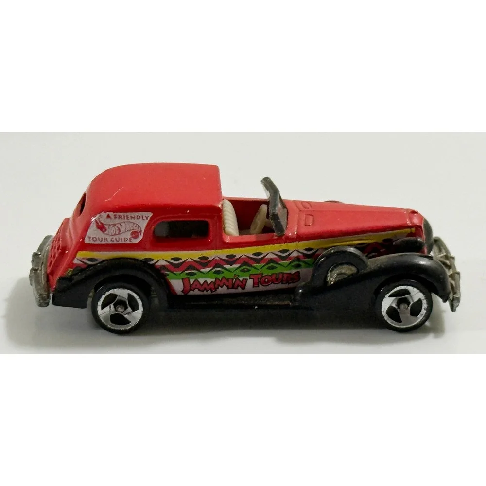 Hot Wheels Jammin Tours Toy Car Kids 1:64 Red Black Vintage 1981 Mattel Malaysia
